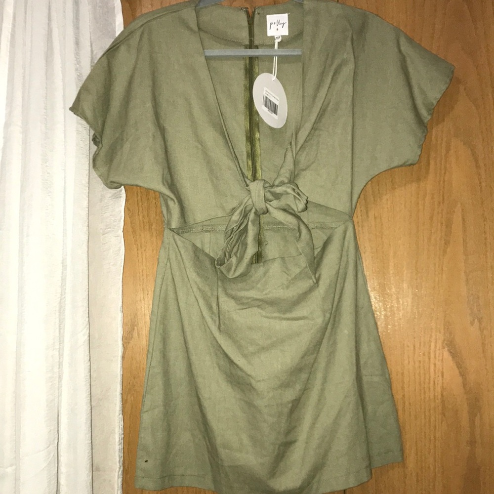 Princess Polly Kiss the Land Tie Mini Dress